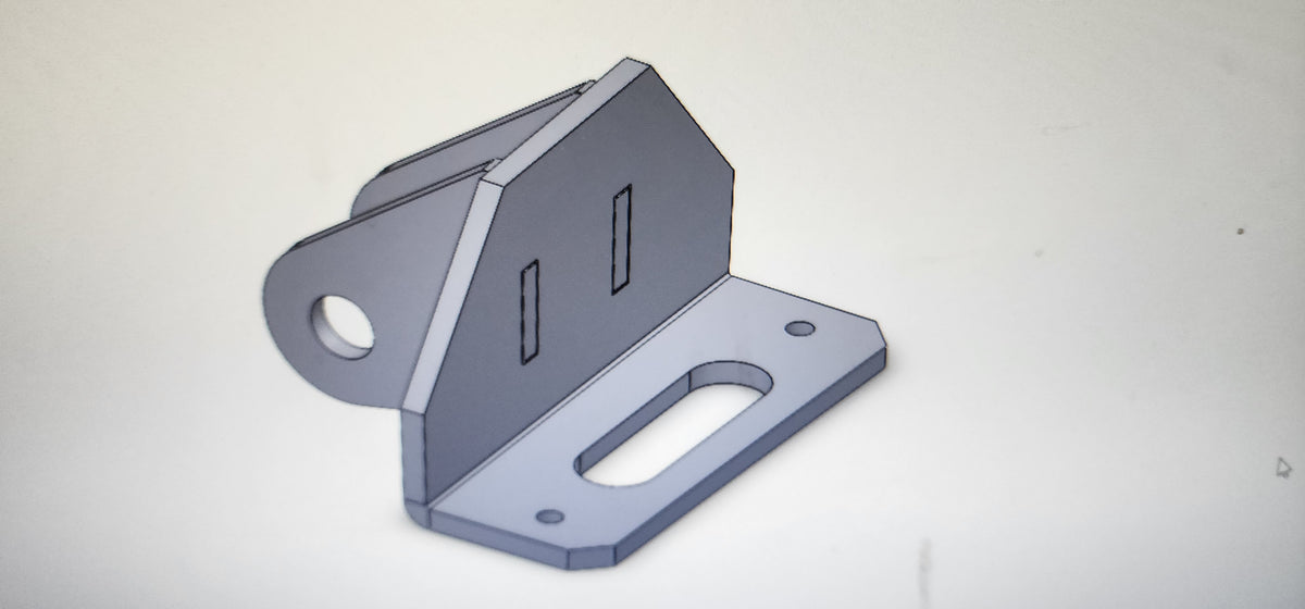 Universal Upper Shock Mount for Sheetmetal Framerail – Funkhouser