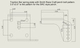 Traction Bar Spring Plate Standard Rear Shock Mount