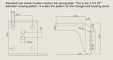 Traction Bar Spring Plate Standard Rear Shock Mount