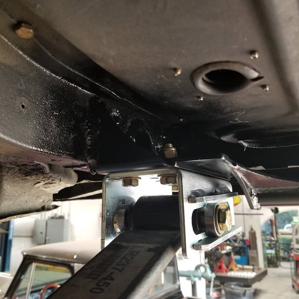 Leaf Spring Relocation 62-67 Chevy 2 Leaf spring relocation kit – Funkhouser Race Cars